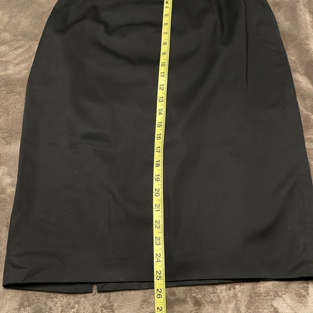 🔥🔥AQUASCUTUM LONDON | Cotton Twill Double Vented Pencil Skirt - sz 8 - Picture 6 of 13
